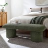 Modway Orla Chenille Upholstered Bench Green 2