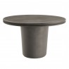 Modway Brion 48" Indoor - Outdoor Patio Concrete Round Dining Table Gray