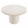 Modway Brion 48" Indoor - Outdoor Patio Concrete Round Dining Table White Top