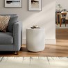 Modway Brion Indoor - Outdoor Patio Concrete Stool White Room View