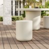 Modway Brion Indoor - Outdoor Patio Concrete Stool White 