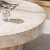 Modway Alora Indoor - Outdoor Patio Concrete Round Coffee Table Yellow 2