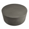 Modway Brion Round Indoor - Outdoor Patio Concrete Coffee Table Gray Top