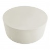 Modway Brion Round Indoor - Outdoor Patio Concrete Coffee Table White Top