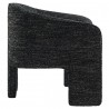 Modway Greer Boucle Fabric Upholstered Accent Armchair Black Side
