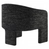 Modway Greer Boucle Fabric Upholstered Accent Armchair Black