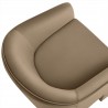 Modway Greer Performance Velvet Upholstered Accent Armchair Gray Top