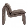 Modway Dune Boucle Upholstered Armless Accent Chair Antique Side