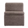 Modway Dune Boucle Upholstered Armless Accent Chair Antique Front