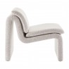 Modway Dune Boucle Upholstered Armless Accent Chair Yellow Side
