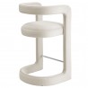 Modway Winslow Performance Velvet Counter Stool White Back
