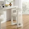 Modway Winslow Performance Velvet Counter Stool White - Modway Winslow Performance Velvet Counter Stool White