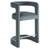 Modway Winslow Performance Velvet Counter Stool Blue - Modway Winslow Performance Velvet Counter Stool Blue