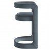 Modway Winslow Performance Velvet Counter Stool Blue Side