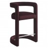 Modway Winslow Performance Velvet Counter Stool Red