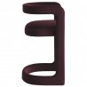Modway Winslow Performance Velvet Counter Stool Red Side