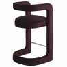 Modway Winslow Performance Velvet Counter Stool Red Back - Modway Winslow Performance Velvet Counter Stool Red Back