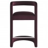 Modway Winslow Performance Velvet Counter Stool Red Front