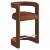 Modway Winslow Performance Velvet Counter Stool Rust