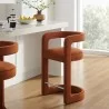 Modway Winslow Performance Velvet Counter Stool Rust - Modway Winslow Performance Velvet Counter Stool Rust
