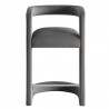 Modway Winslow Performance Velvet Counter Stool Gray Front