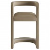 Modway Winslow Performance Velvet Counter Stool Taupe Front