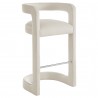 Modway Winslow Performance Velvet Bar Stool White