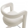 Modway Winslow Performance Velvet Bar Stool White Top
