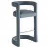 Modway Winslow Performance Velvet Bar Stool Blue