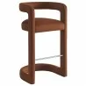 Modway Winslow Performance Velvet Bar Stool Rust - Modway Winslow Performance Velvet Bar Stool Rust