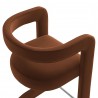 Modway Winslow Performance Velvet Bar Stool Rust Top