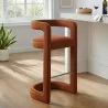 Modway Winslow Performance Velvet Bar Stool Rust - Modway Winslow Performance Velvet Bar Stool Rust