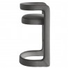 Modway Winslow Performance Velvet Bar Stool Gray Side