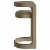 Modway Winslow Performance Velvet Bar Stool Taupe Side - Modway Winslow Performance Velvet Bar Stool Taupe Side