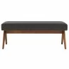 Modway Lyra 47" Fabric Upholstered Bench 22 - Modway Lyra 47" Fabric Upholstered Bench 22