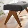 Modway Lyra 47" Fabric Upholstered Bench 16