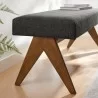 Modway Lyra 47" Fabric Upholstered Bench 16 - Modway Lyra 47" Fabric Upholstered Bench 16