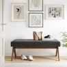 Modway Lyra 47" Fabric Upholstered Bench 15