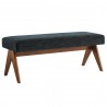 Modway Lyra 47" Fabric Upholstered Bench 20