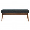 Modway Lyra 47" Fabric Upholstered Bench 19