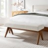 Modway Lyra 47" Fabric Upholstered Bench 1