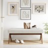 Modway Lyra 47" Fabric Upholstered Bench 3