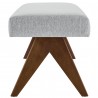 Modway Lyra 47" Fabric Upholstered Bench 9