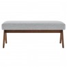 Modway Lyra 47" Fabric Upholstered Bench 7
