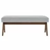 Modway Lyra 47" Fabric Upholstered Bench 7 - Modway Lyra 47" Fabric Upholstered Bench 7