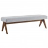 Modway Lyra 63" Fabric Upholstered Bench 5