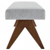 Modway Lyra 63" Fabric Upholstered Bench 10