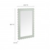 Modway Emmeline Scalloped Rectangle Wall Mirror