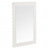 Modway Emmeline Scalloped Rectangle Wall Mirror White Side