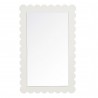 Modway Emmeline Scalloped Rectangle Wall Mirror White Front